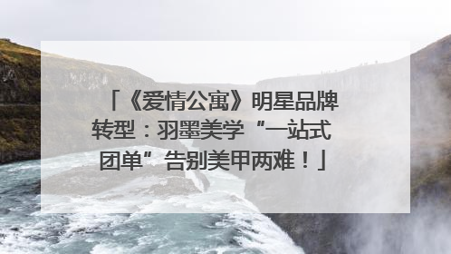 《爱情公寓》明星品牌转型：羽墨美学“一站式团单”告别美甲两难！