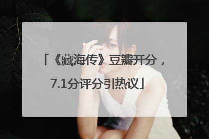 《藏海传》豆瓣开分，7.1分评分引热议