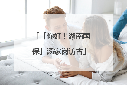 「你好！湖南国保」汤家岗访古