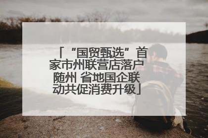 “国贸甄选”首家市州联营店落户随州 省地国企联动共促消费升级