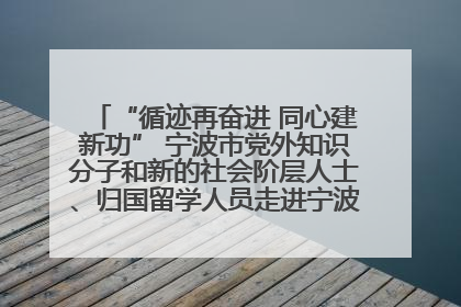“循迹再奋进 同心建新功” 宁波市党外知识分子和新的社会阶层人士、归国留学人员走进宁波舟山港穿山港区