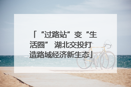 “过路站”变“生活圈” 湖北交投打造路域经济新生态