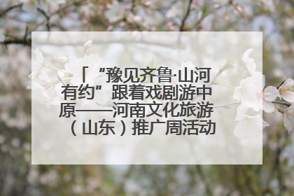 “豫见齐鲁·山河有约”跟着戏剧游中原——河南文化旅游（山东）推广周活动菏泽站活动举行