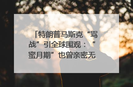 特朗普马斯克“骂战”引全球围观：“蜜月期”也曾亲密无间｜国际观察