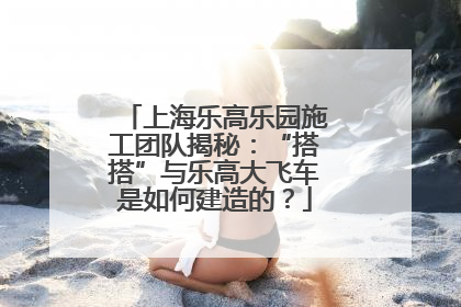 上海乐高乐园施工团队揭秘：“搭搭”与乐高大飞车是如何建造的？