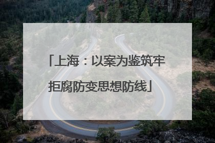 上海：以案为鉴筑牢拒腐防变思想防线