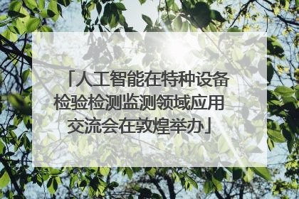 人工智能在特种设备检验检测监测领域应用交流会在敦煌举办