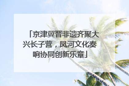 京津冀晋非遗齐聚大兴长子营，凤河文化奏响协同创新乐章