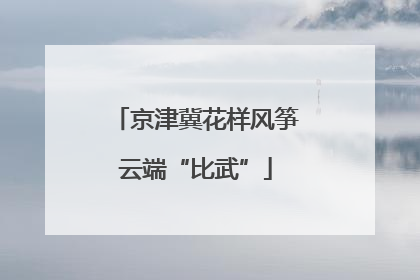 京津冀花样风筝云端“比武”