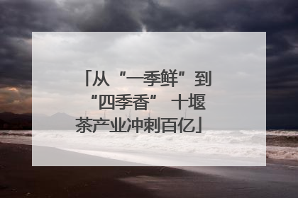 从“一季鲜”到“四季香” 十堰茶产业冲刺百亿