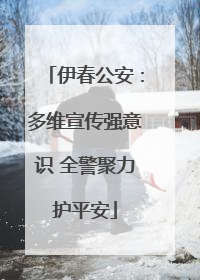 伊春公安：多维宣传强意识 全警聚力护平安