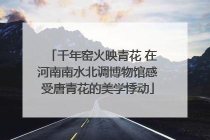 千年窑火映青花 在河南南水北调博物馆感受唐青花的美学悸动