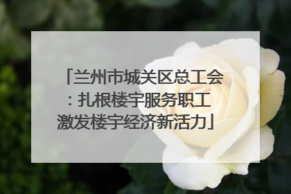兰州市城关区总工会：扎根楼宇服务职工 激发楼宇经济新活力