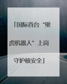 国际首台“壁虎机器人”上岗守护核安全