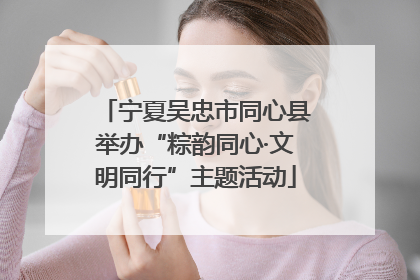 宁夏吴忠市同心县举办“粽韵同心·文明同行”主题活动
