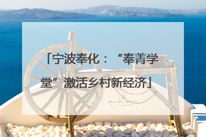宁波奉化：“奉菁学堂”激活乡村新经济