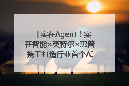 实在Agent！实在智能×英特尔×惠普携手打造行业首个AI PC 智能体