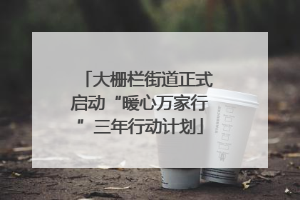 大栅栏街道正式启动“暖心万家行”三年行动计划