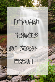 广西启动“记得住乡愁”文化外宣活动