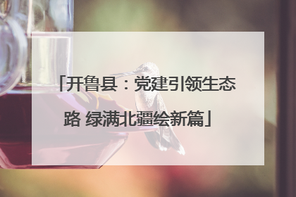 开鲁县：党建引领生态路 绿满北疆绘新篇