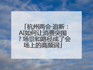 杭州两会·追新：AI如何让消费突围？场景和路径成了会场上的高频词