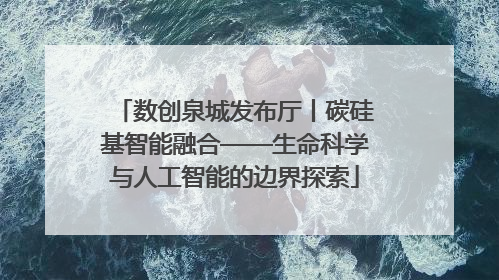 数创泉城发布厅丨碳硅基智能融合——生命科学与人工智能的边界探索