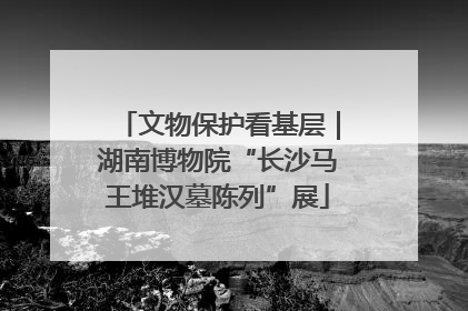 文物保护看基层｜湖南博物院“长沙马王堆汉墓陈列”展