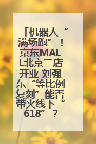 机器人“满场跑”！京东MALL北京二店开业 刘强东“等比例复刻”能否带火线下“618”？