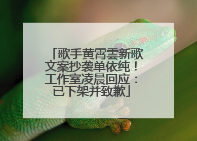 歌手黄霄雲新歌文案抄袭单依纯！工作室凌晨回应：已下架并致歉