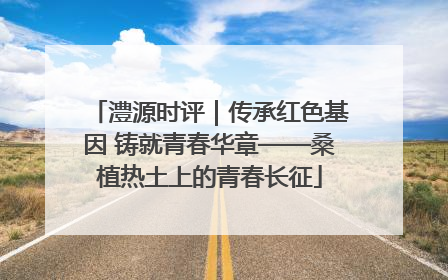 澧源时评｜传承红色基因 铸就青春华章——桑植热土上的青春长征