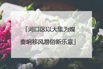 河口区以大集为媒 奏响移风易俗新乐章