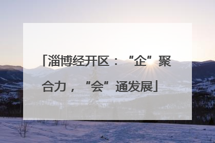 淄博经开区：“企”聚合力，“会”通发展