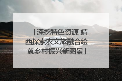 深挖特色资源 靖西探索农文旅融合绘就乡村振兴新图景
