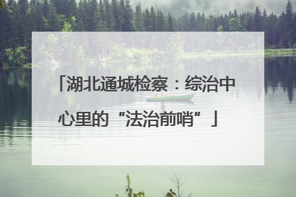 湖北通城检察：综治中心里的“法治前哨”