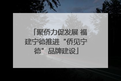聚侨力促发展 福建宁德推进“侨见宁德”品牌建设