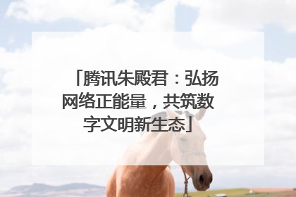 腾讯朱殿君：弘扬网络正能量，共筑数字文明新生态