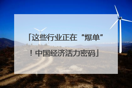 这些行业正在“爆单”！中国经济活力密码