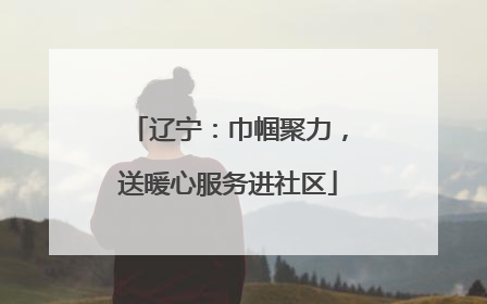 辽宁：巾帼聚力，送暖心服务进社区
