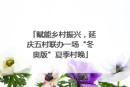 赋能乡村振兴，延庆五村联办一场“冬奥版”夏季村晚