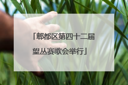 郫都区第四十二届望丛赛歌会举行