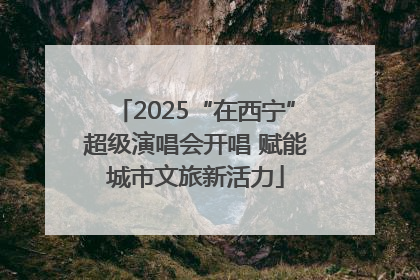 2025“在西宁”超级演唱会开唱 赋能城市文旅新活力