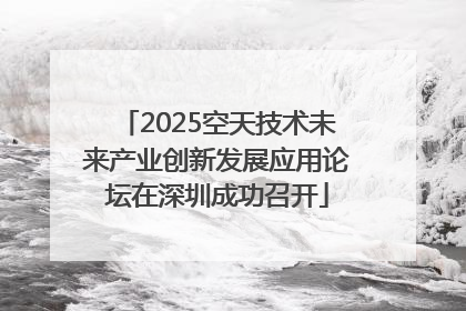 2025空天技术未来产业创新发展应用论坛在深圳成功召开